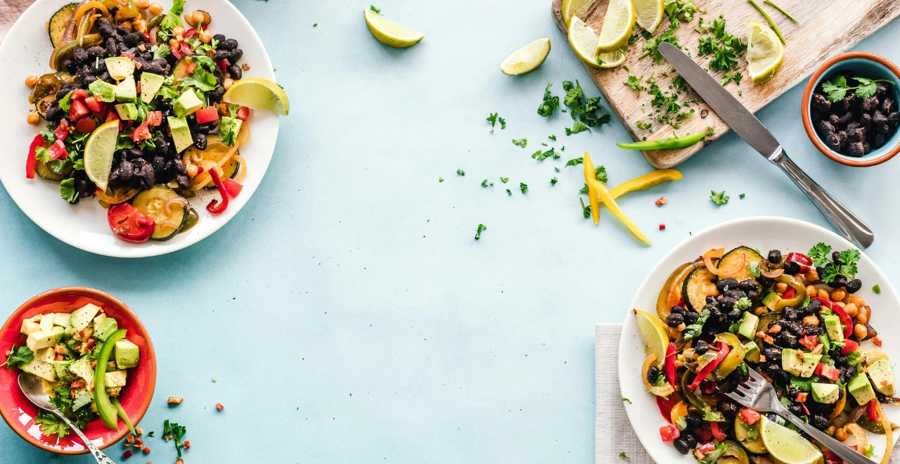 Sélection colorée d'ingrédients frais pour la cuisine